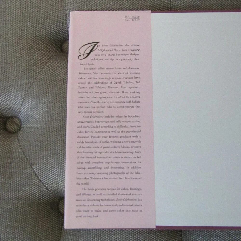 Sylvia Weinstock Sweet Celebrations Book